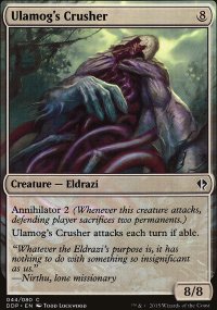 crabouilleur d'Ulamog - Zendikar vs. Eldrazi